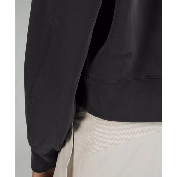 Lululemon Softstreme Crew Pullover Sweatshirt Gray Size 2 750E - Picture 3 of 12